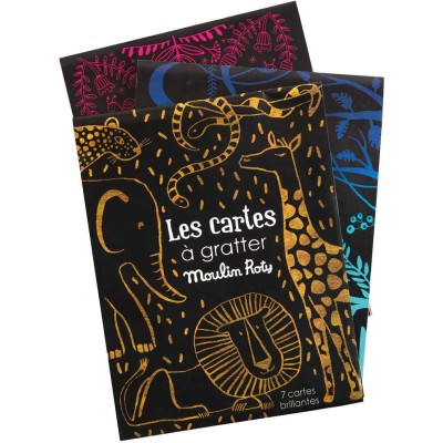 Cartes à gratter or et argent - Moulin Roty