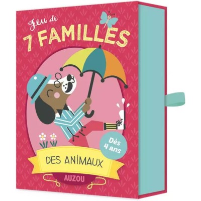 Jeu de cartes - Jeu de 7 familles des animaux - Auzou