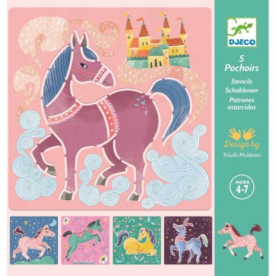 Pochoirs Chevaux - Djeco