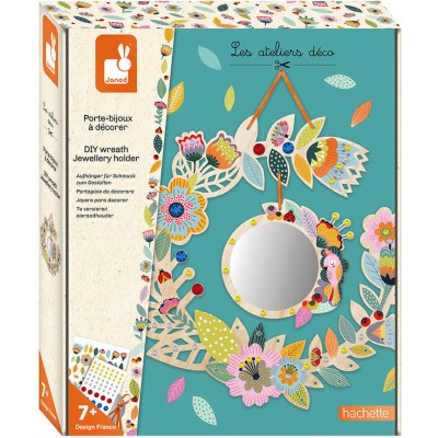 Kit Créatif - Porte-bijoux à Décorer : Collection "Les Ateliers Déco" - Janod