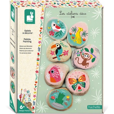 Kit Créatif - Galets à Décorer : Collection "Les Ateliers Déco" - Janod