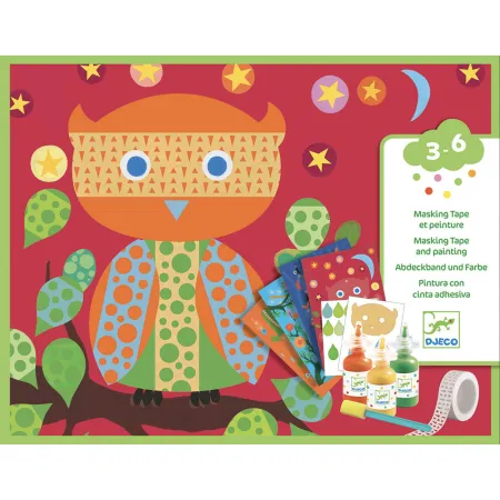 Masking tape et peintures : oh, c'est magique ! - Djeco