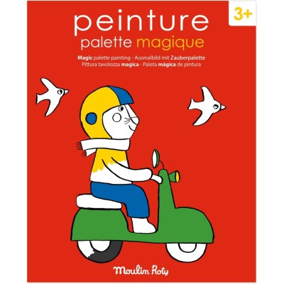 Peinture palette magique Les Popipop - Moulin Roty