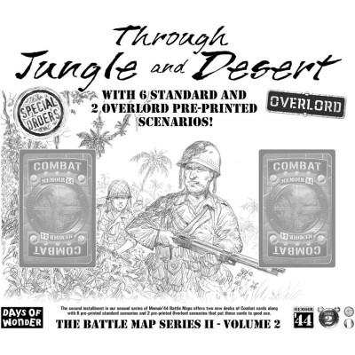 Memoire 44 - Battle Maps - Dans la Jungle et le Désert - Jeu d'histoire