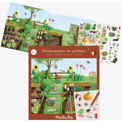 Décalcomanies Jardinier Le Jardin du Moulin - Moulin Roty