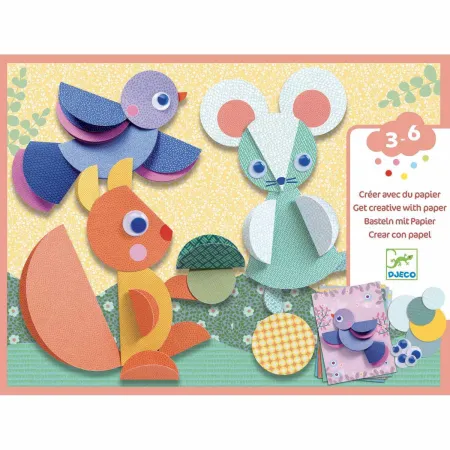 Créer avec du papier : ronds et ronds - Djeco