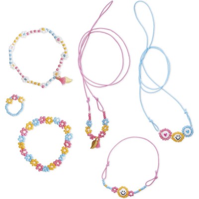 Kit Diy Bijoux perles - Loisirs créatifs : Enfant dès 6 ans - Janod