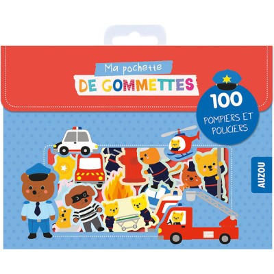 Ma pochette de gommettes - 100 pompiers et policiers - Activités et loisirs créatifs - Auzou