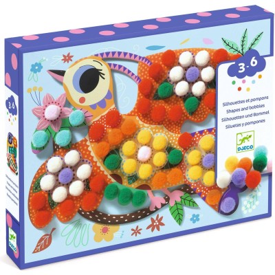 Silhouettes et Pompons : Panachés - Djeco