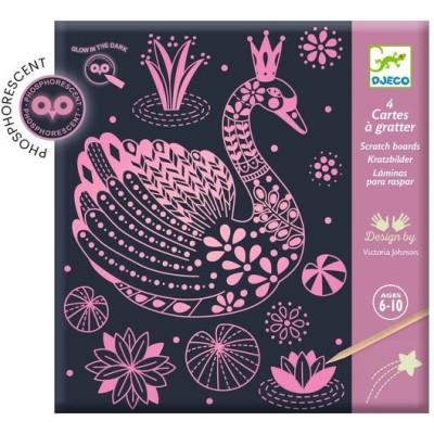 Cartes à gratter : monde merveilleux - djeco