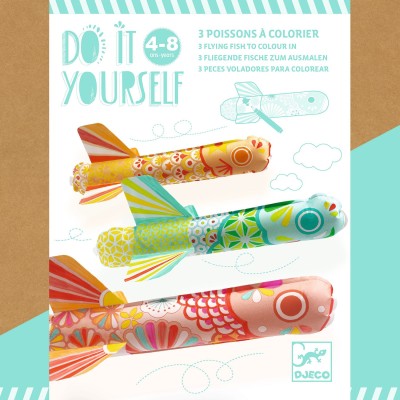 Poissons volants Diy koinobori - Djeco