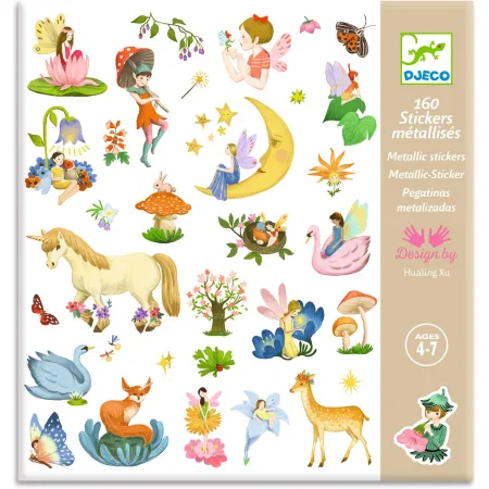 160 Stickers Fantasy - Djeco