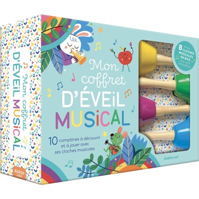 Mon coffret d'éveil musical - 8 cloches musicales - Livres enfants - Auzou