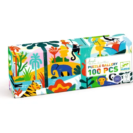 Puzzle Gallery Jungle 100 pcs - Djeco