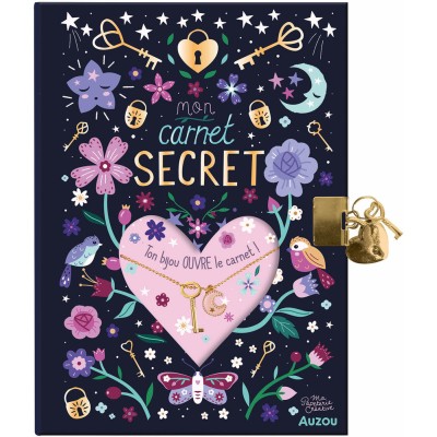 Ma papeterie créative - Mon carnet secret - Joli bijou - Activités et loisirs créatifs - Auzou