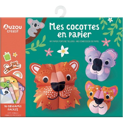 Ma pochette d'artiste - Mes cocottes en papier - Activités et loisirs créatifs - Auzou