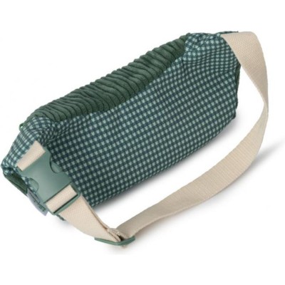 Sac banane vert en velour côtelé - Je grandis - 2 ans + - Lilliputiens