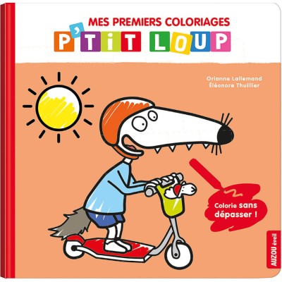 Mes premiers coloriages - P'tit loup - Les jouets - Activités et loisirs créatifs - Auzou