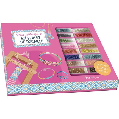 Ma boîte à bijoux - Mes jolis bijoux en perles de rocaille - Activités et loisirs créatifs - Auzou