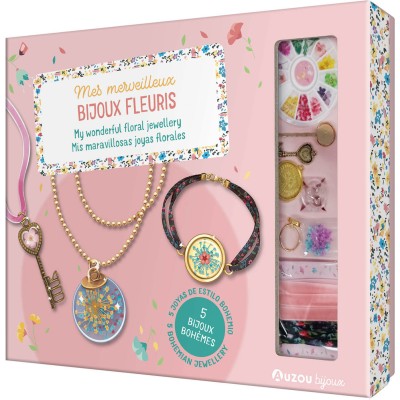 Ma boîte à bijoux - Mes merveilleux bijoux fleuris - Activités et loisirs créatifs - Auzou