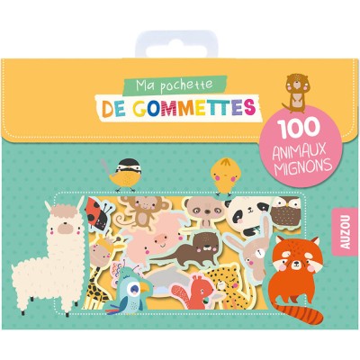 Ma pochette de gommettes - 100 animaux mignons - Activités et loisirs créatifs - Auzou