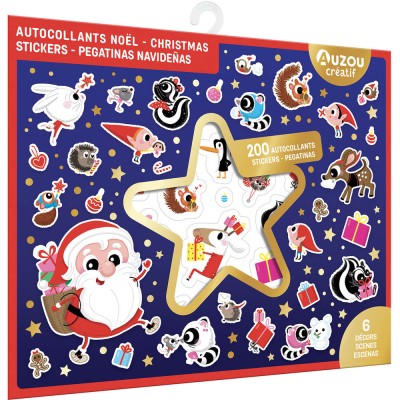 Ma pochette d'artiste - Autocollants noel - Activités et loisirs créatifs - Auzou