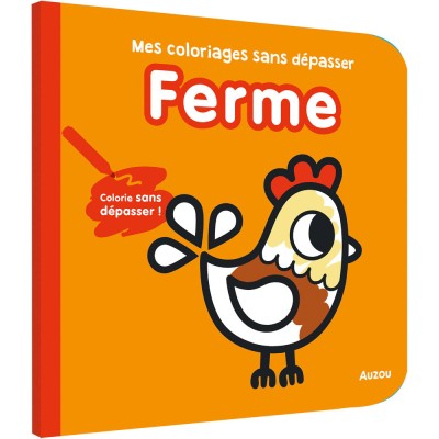 Mes premiers coloriages - Ferme - Activités et loisirs créatifs - Auzou
