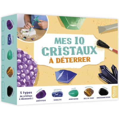 Mes 10 cristaux à déterrer - Activités et loisirs créatifs - Auzou