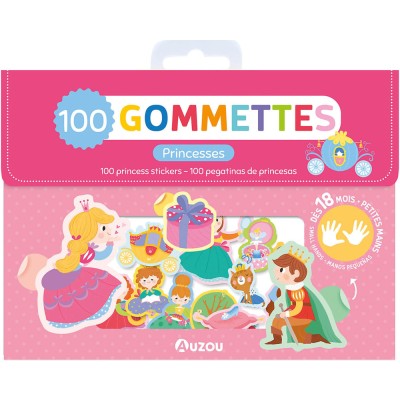 Ma pochette de 100 gommettes - Princesses - Activités et loisirs créatifs - Auzou