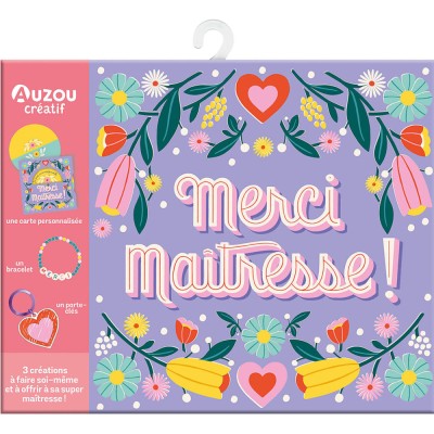 Ma pochette d'artiste - Merci, maîtresse ! - Activités et loisirs créatifs - Auzou