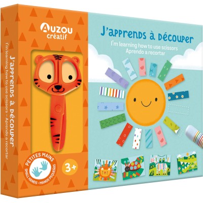 Mon coffret d'artiste - J'apprends à découper - Activités et loisirs créatifs - Auzou
