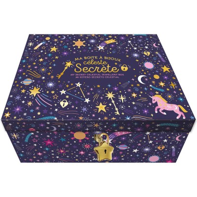 Ma boîte à bijoux céleste secrète - Activités et loisirs créatifs - Auzou
