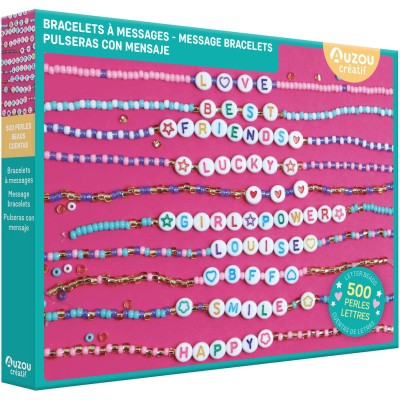 Mon coffret d'artiste - Mes bracelets à messages - Activités et loisirs créatifs - Auzou