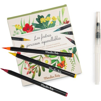 Feutres aquarelle Le Jardin du moulin - Moulin Roty