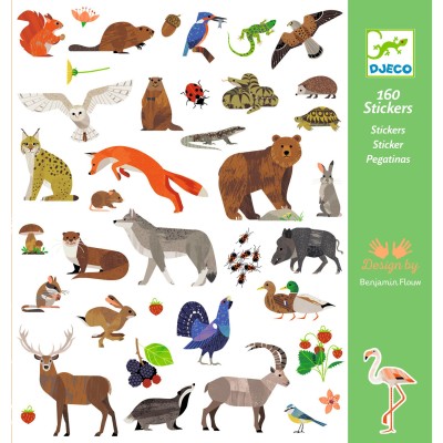 Stickers faune - les petits cadeaux des grands - djeco