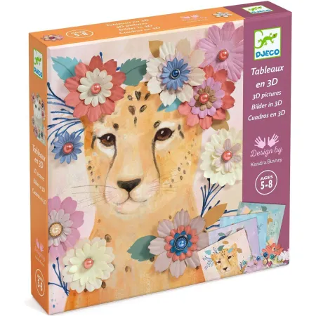 Tableaux 3D : Couronnes de fleurs - Djeco