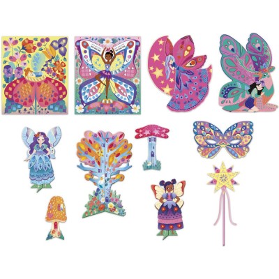 Kit Créatif - Coffret Multi-Activités 11 Réalisations Magic Fairies : Collection "Les Ateliers du Calme" - Janod