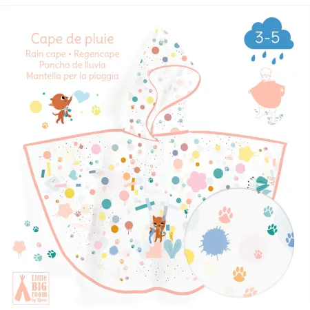 Cape de pluie 3-5 Modèle Chat - Djeco