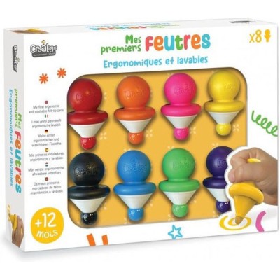 Mes premiers feutres - Par 8 - Crealign - Créa Lign’