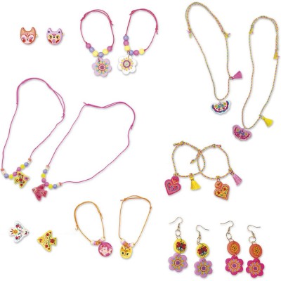 Kit Créatif - 16 Bijoux Duo d'Amitié à Créer : Collection "Les Ateliers Bijoux" & Perles - Janod
