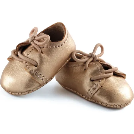 Vêtement pour poupée poméa : chaussures dorées - Djeco