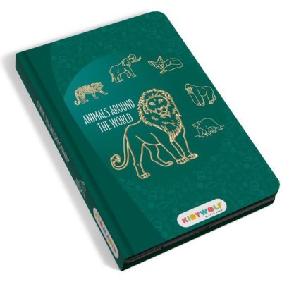 Mini tablette à dessin - Animaux autour du mon - Kidywolf