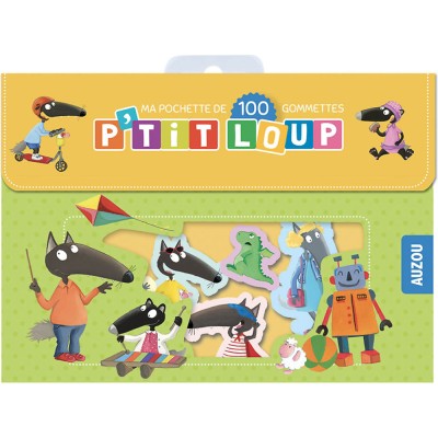 Ma pochette de 100 gommettes p'tit loup - Activités et loisirs créatifs - Auzou
