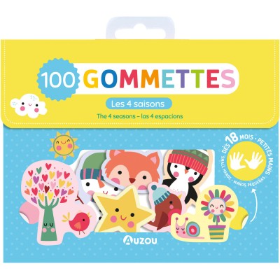 Ma pochette de 100 gommettes - Les 4 saisons - Activités et loisirs créatifs - Auzou