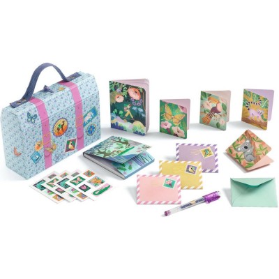 Valise papeterie marie - djeco