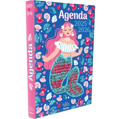 Agenda 2025 Sirène à sequins - Activités et loisirs créatifs - Auzou