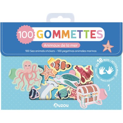 Ma pochette de 100 gommettes - Animaux de la mer - Activités et loisirs créatifs - Auzou