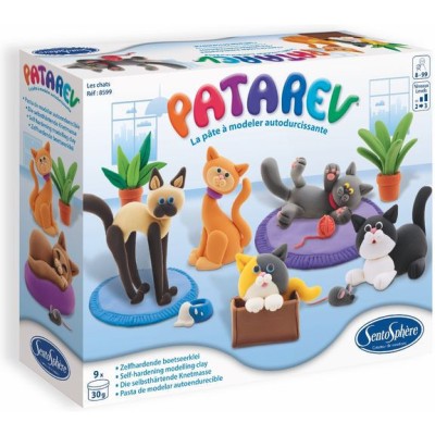 Pâte à modeler : patarev les chats - sentosphère - Sentosphere