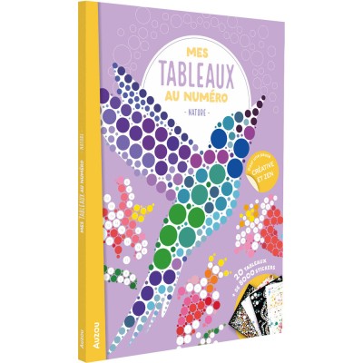 Mes tableaux au numéro - Nature - Activités et loisirs créatifs - Auzou