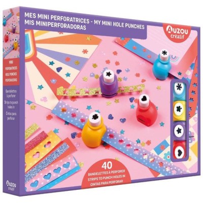 Mon coffret d'artiste - Mes mini perforatrices - Activités et loisirs créatifs - Auzou